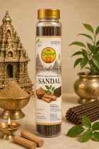 SPR Divine - Sandal Fragrance Bambooless Incense Sticks | Premium Sandalwood Chandan Agarbatti for Pooja, Prayer, Meditation & Home | 30 Sticks