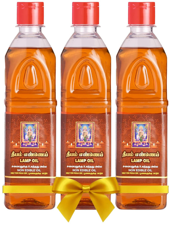 SPR Divine - Original PANCHADEEPAM LAMP Oil 200ML - for Daily/Festival/Pooja Oil/Non Edible Oil (Pack of 3)