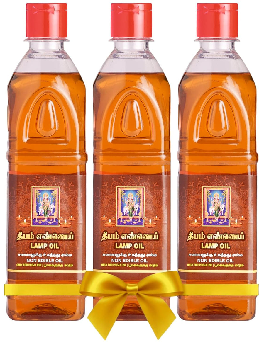 SPR Divine - Original PANCHADEEPAM LAMP Oil 200ML - for Daily/Festival/Pooja Oil/Non Edible Oil (Pack of 3)