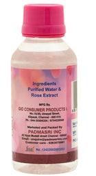 SPR Divine - ROSE WATER 100ML - 100% Pure & Natural Gulab Jal Rose water for Puja Prashad, Rose water for Pooja Purpose skin, Face & Hair Rose Water for Face Toner, Makeup Remover