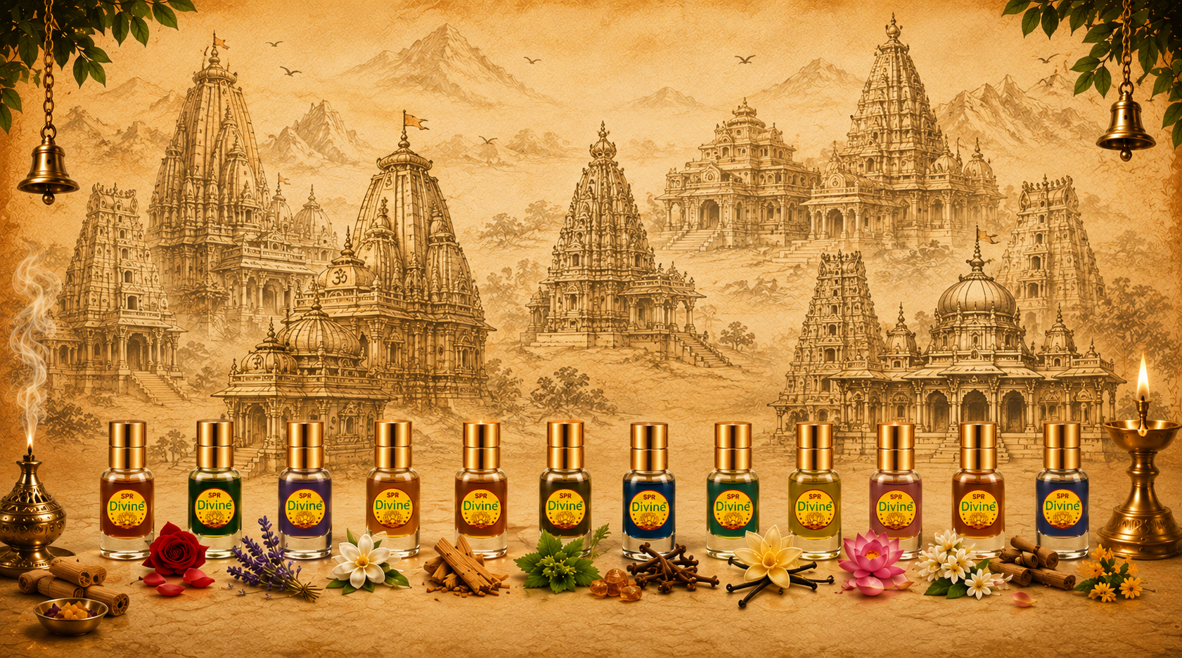 SPR Divine Pure Vedic Attar Fragrances