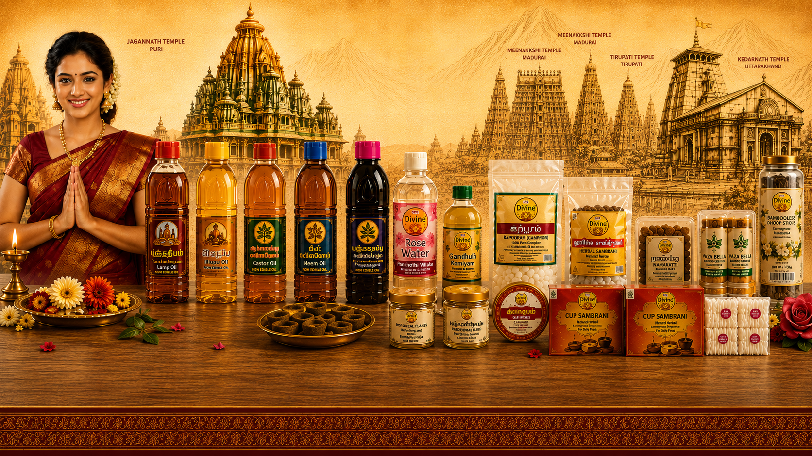 SPR Divine Pure Sacred Puja Essentials