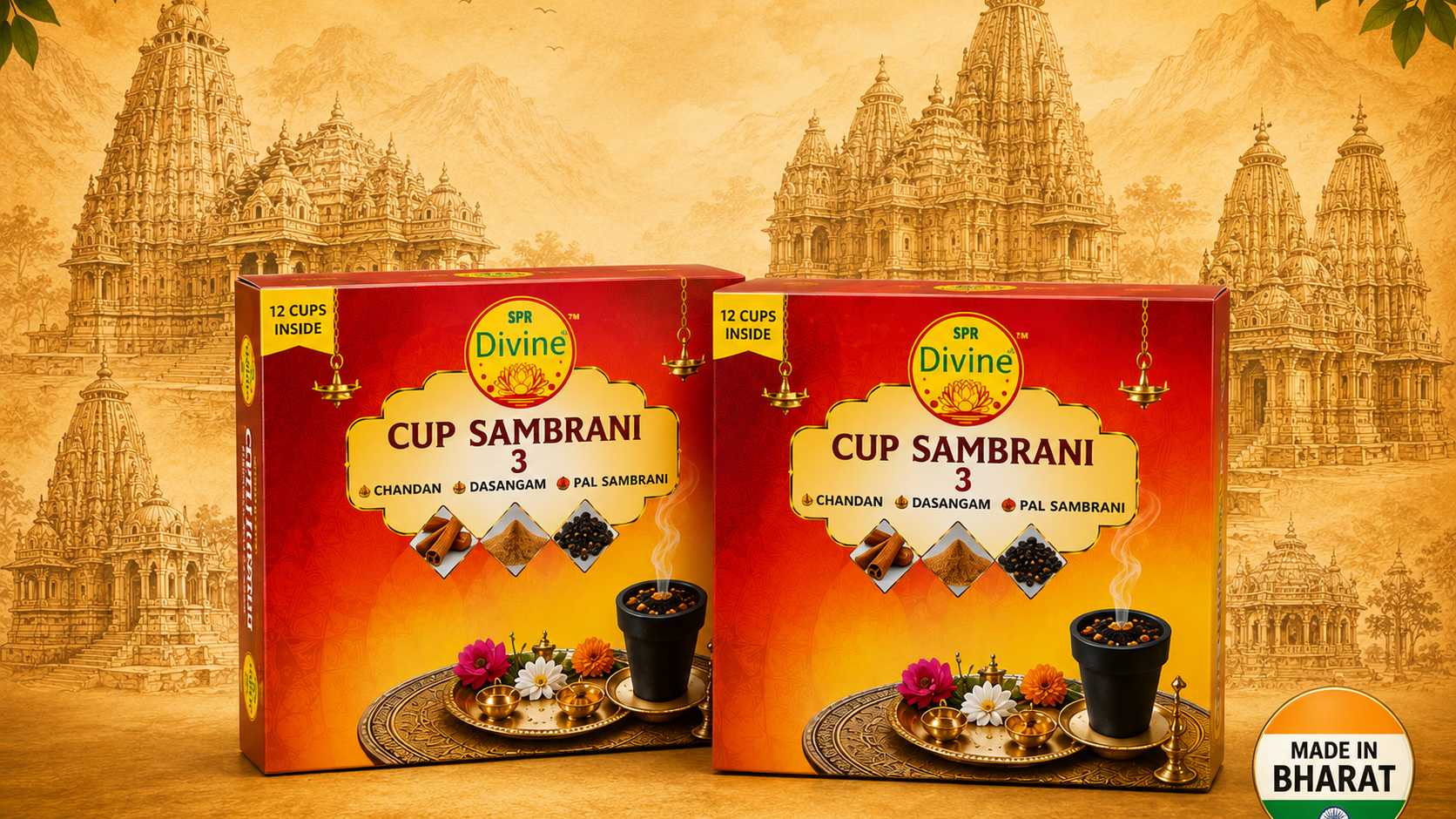 SPR Divine Cup Sambrani & Hawan Essentials