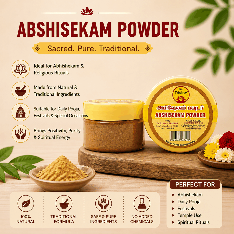 Sacred Temple Abhishekam Powder Blend (100g) View 2