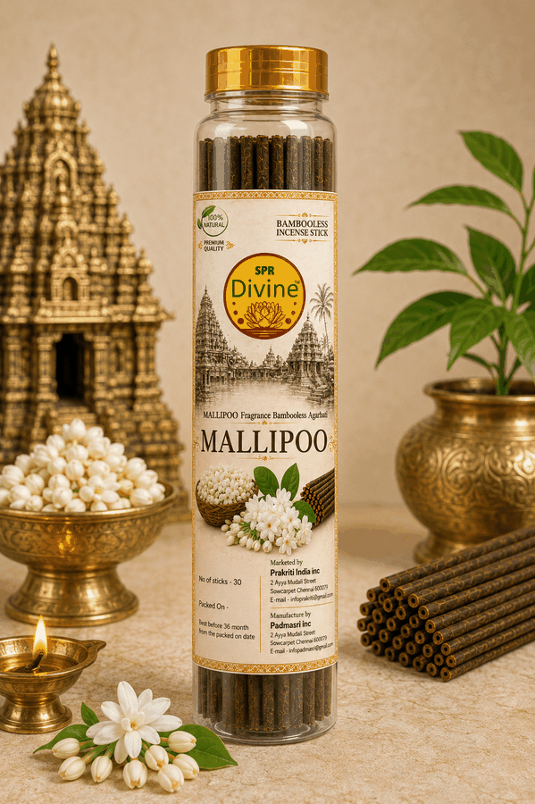 Mallipoo Fragrance Bambooless Incense (30 Sticks) View 2