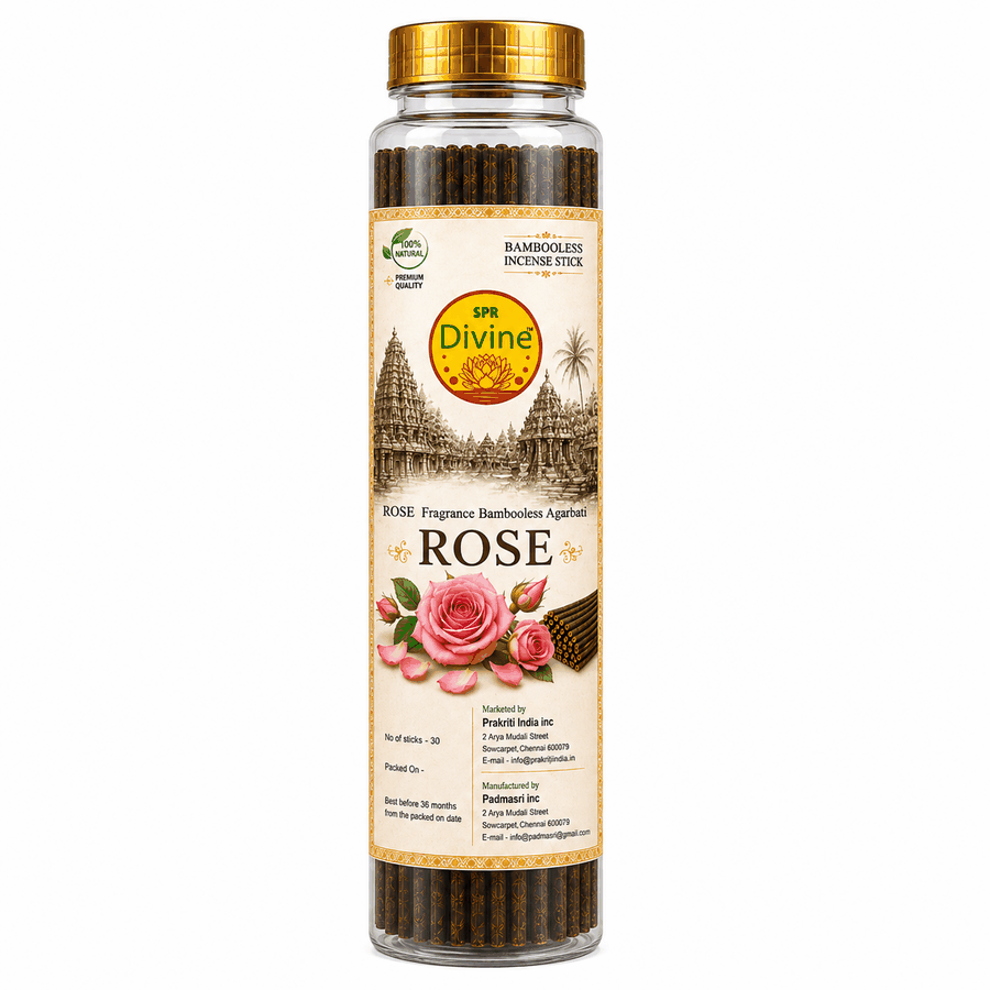 Damascus Rose Divine Bambooless Incense (30 Sticks)