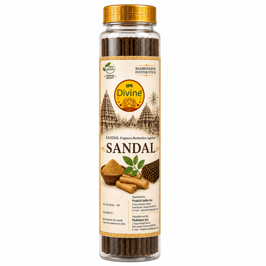 Pure Sandalwood Flora Bambooless Incense (30 Sticks)