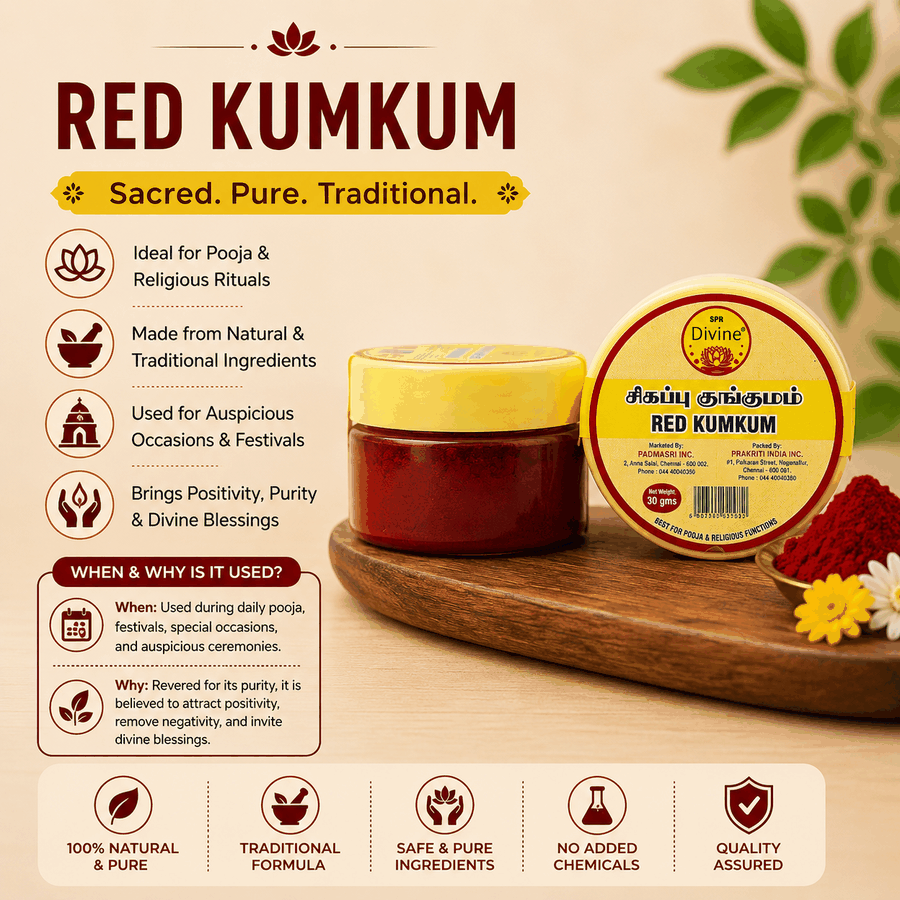 Pure Divine Red Kumkum / Sindoor Powder (100g) View 2