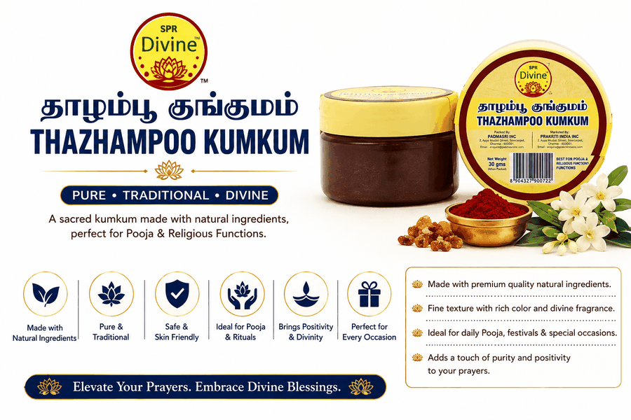 Divine Thalampoo Kumkum Fragrance Powder (100g) View 2