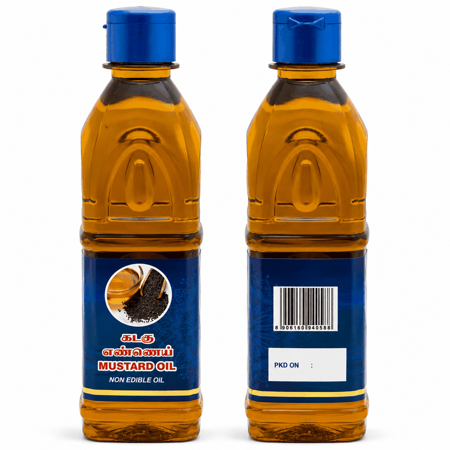 Kadagu Mustard Lamp Oil 500ml - Traditional Deepam View 2
