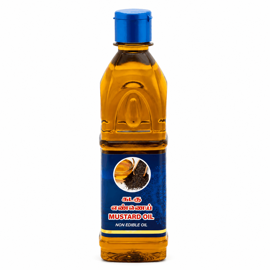 Kadagu Mustard Lamp Oil 500ml - Traditional Deepam