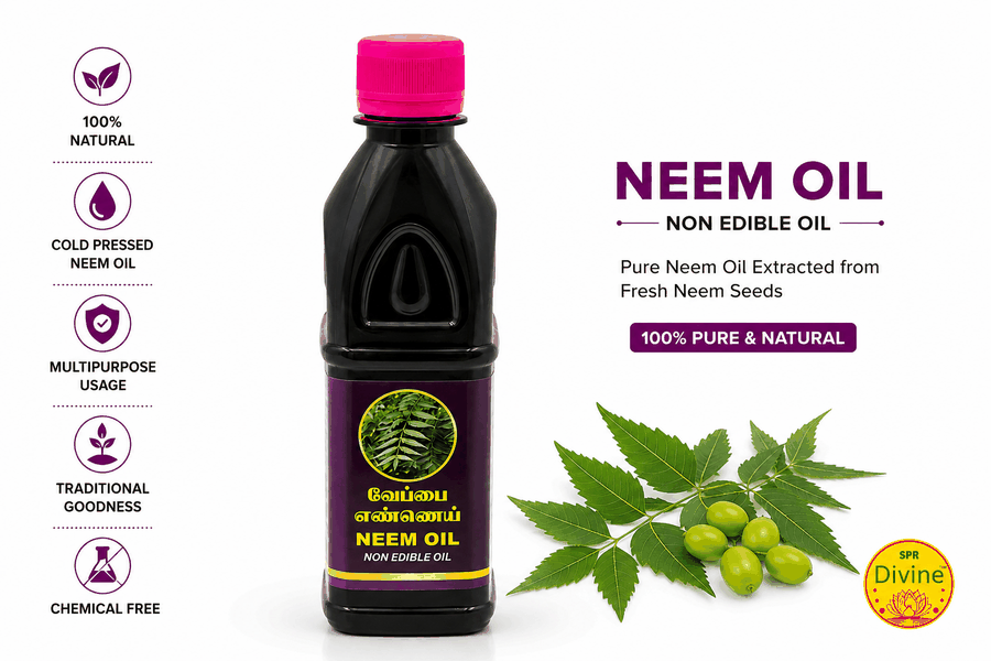 Veppe (Neem) Oil 500ml - Long Lasting Deepam Oil View 2