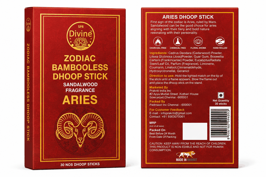 Zodiac Dhoop Sticks